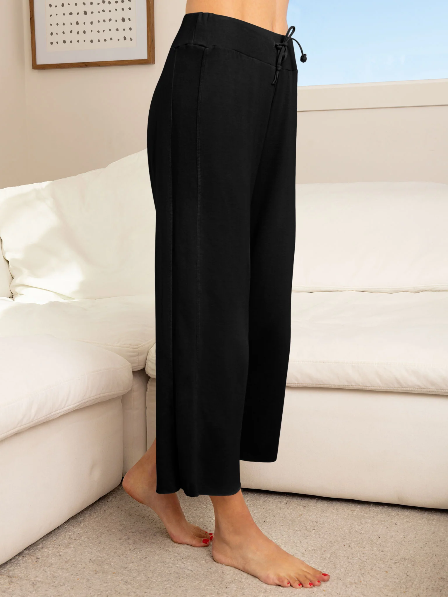 Lush Fleece Cropped Pant - Image 6