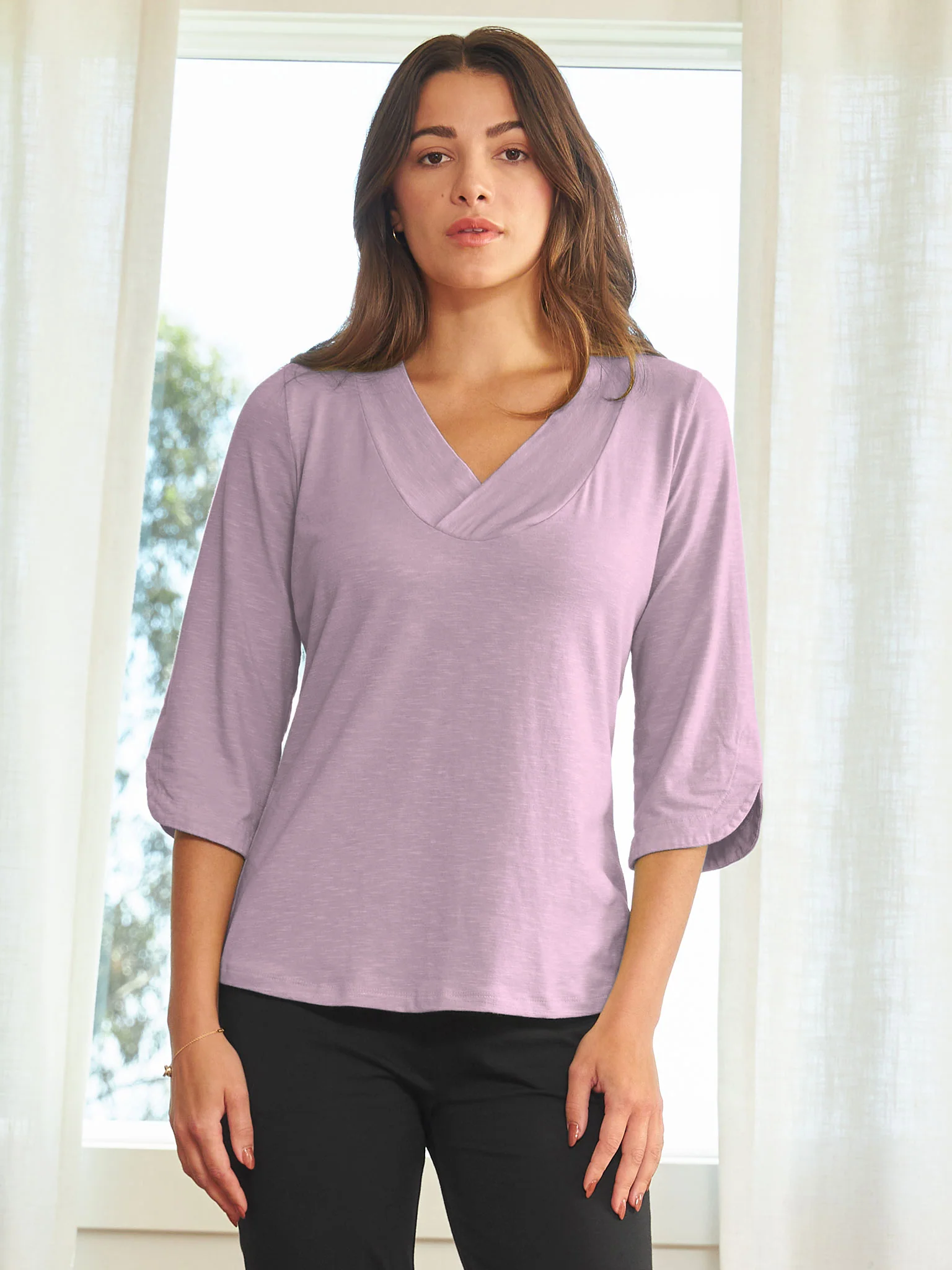 Scallop Sleeve Top - Image 14