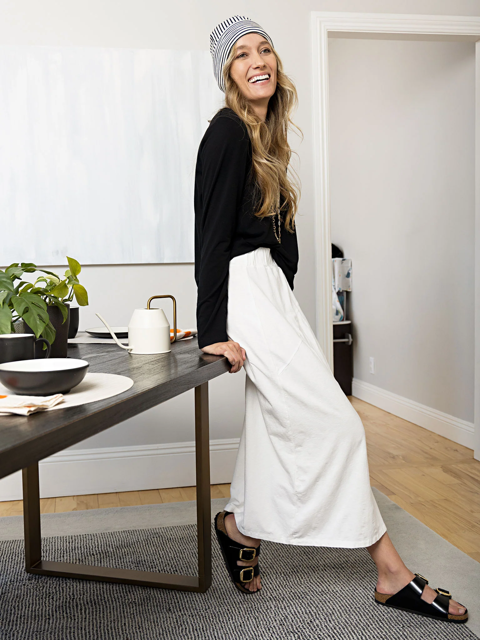 Seamed Ankle Skirt - Image 3